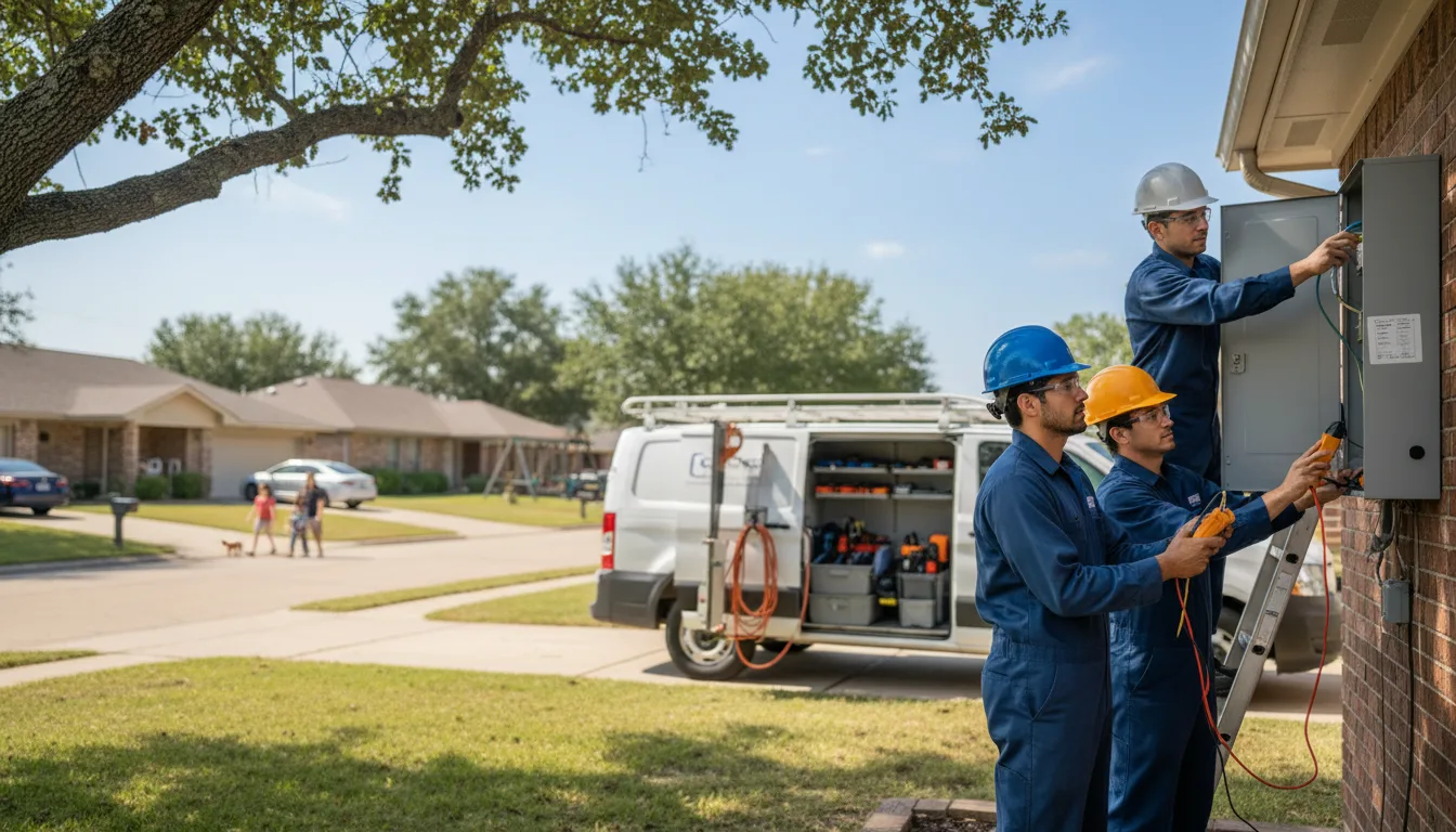 Certified electrician providing emergency electrical services in Valier, PA
